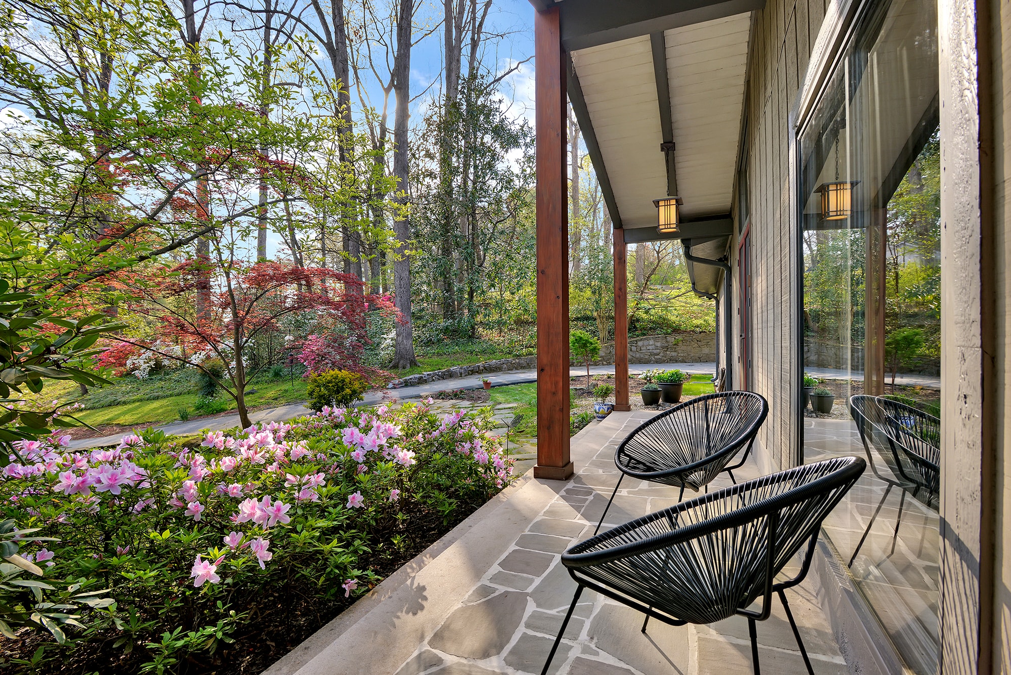 Luxury backyard pool patio outdoor living